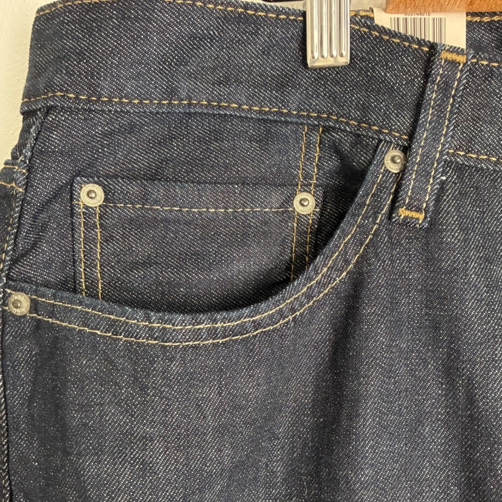 Levi's 514 Straight Jeans Mens 40x32 Dark Wash 100% Cotton NWT Regular Fit Denim - Picture 9 of 11